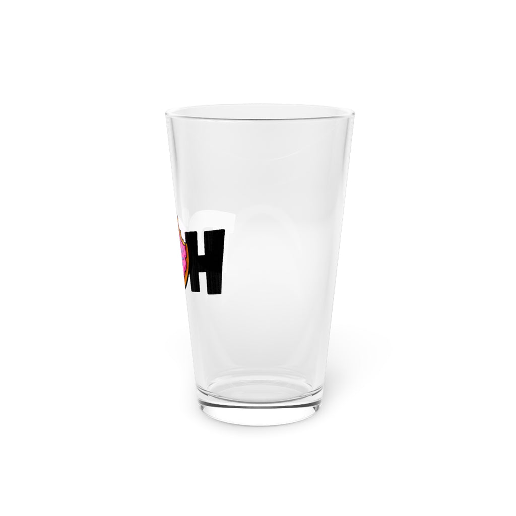 D'oh Donut Beer Glass, Funny Simpsons-Inspired 16oz Pint