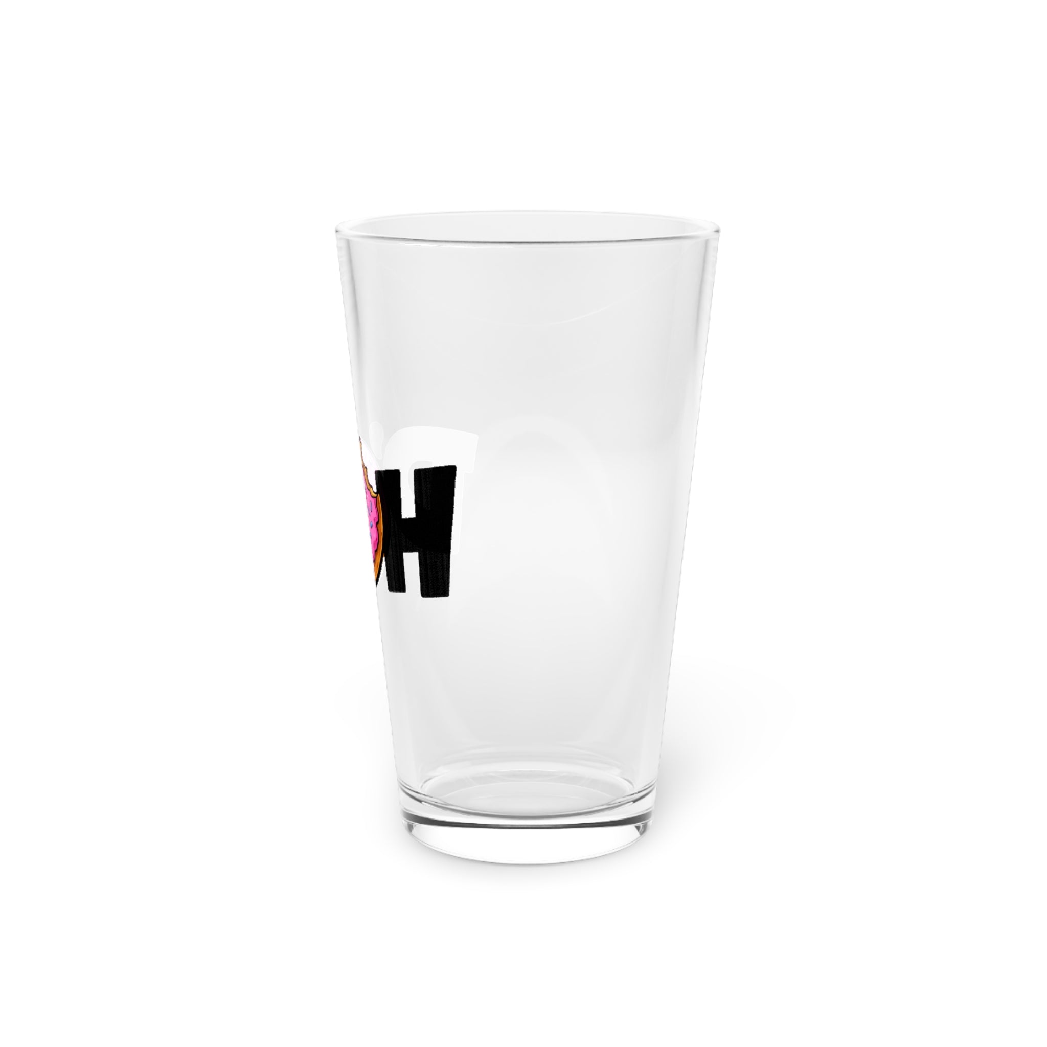 D'oh Donut Beer Glass, Funny Simpsons-Inspired 16oz Pint